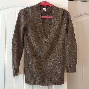 V-neck pullover sweater